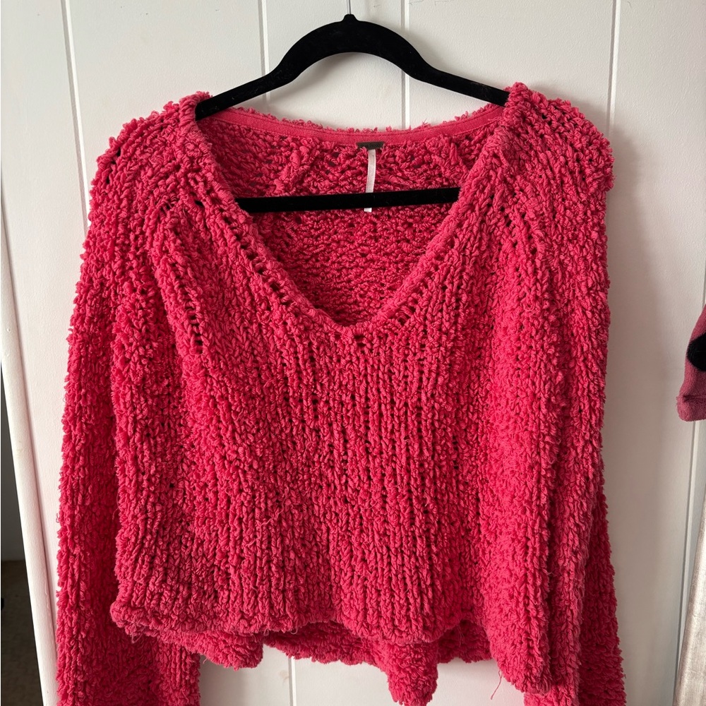 Cozy Pink Knit Sweater